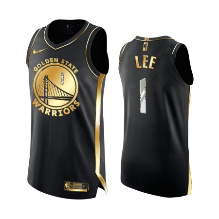 Dres Golden State Warriors Damion Lee 1 2020-21 Crna Golden Edition Swingman